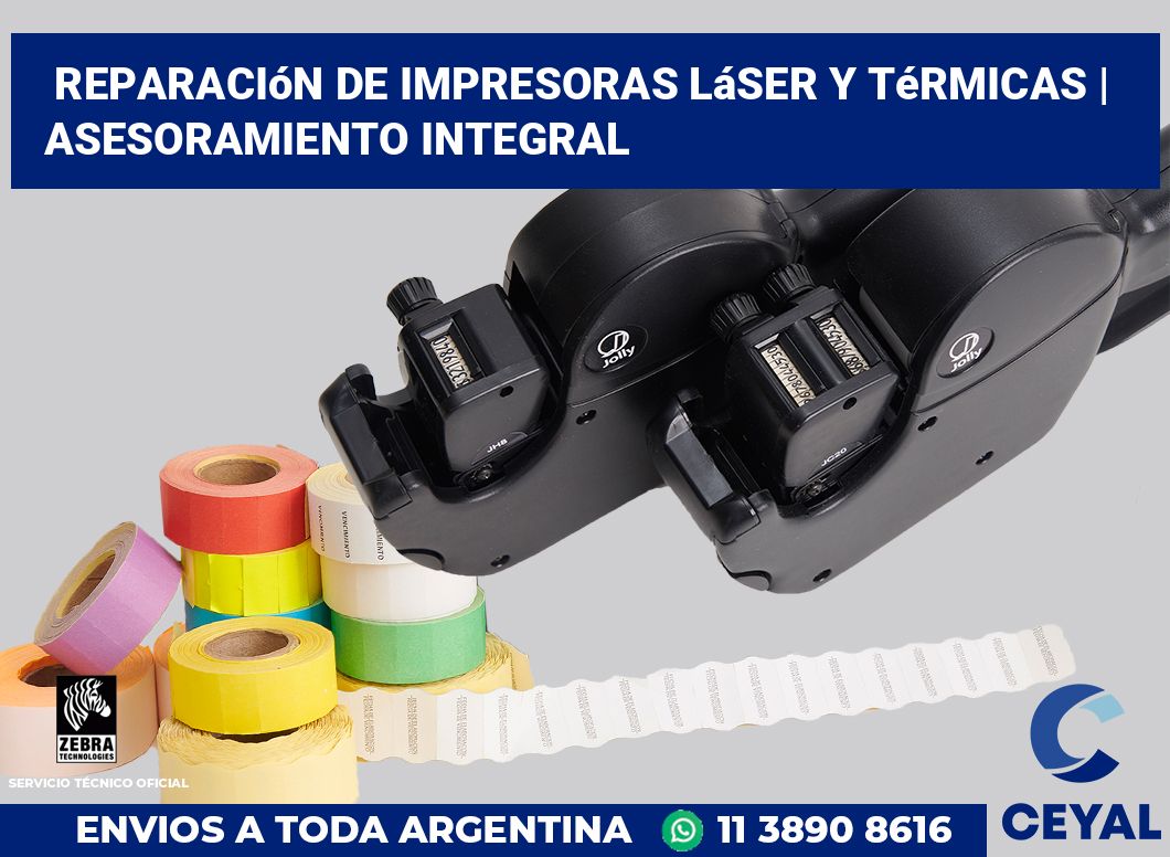 Reparación de impresoras láser y térmicas | Asesoramiento integral