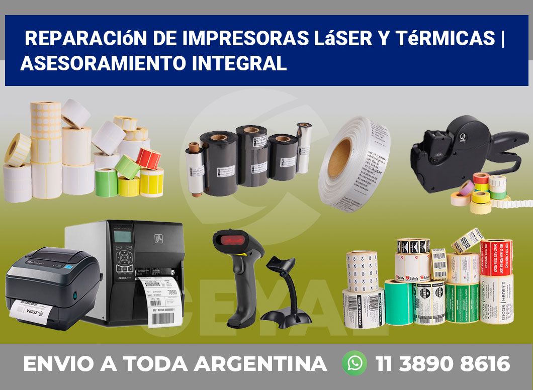 Reparación de impresoras láser y térmicas | Asesoramiento integral