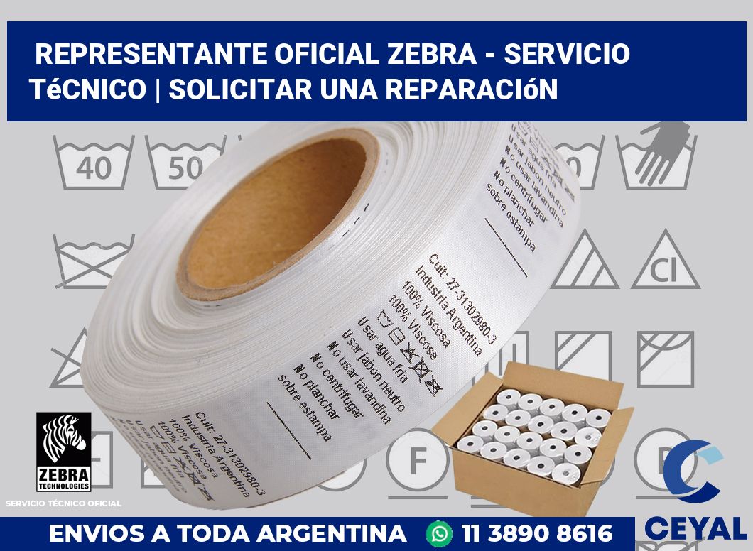 Representante oficial Zebra - Servicio técnico | Solicitar una reparación