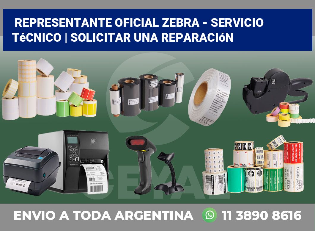 Representante oficial Zebra – Servicio técnico | Solicitar una reparación