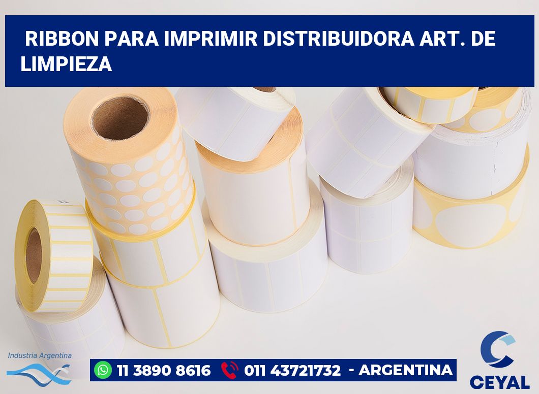 Ribbon para imprimir Distribuidora art. De limpieza