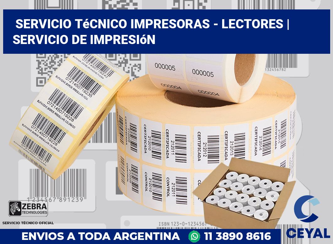 Servicio técnico impresoras - lectores | Servicio de impresión