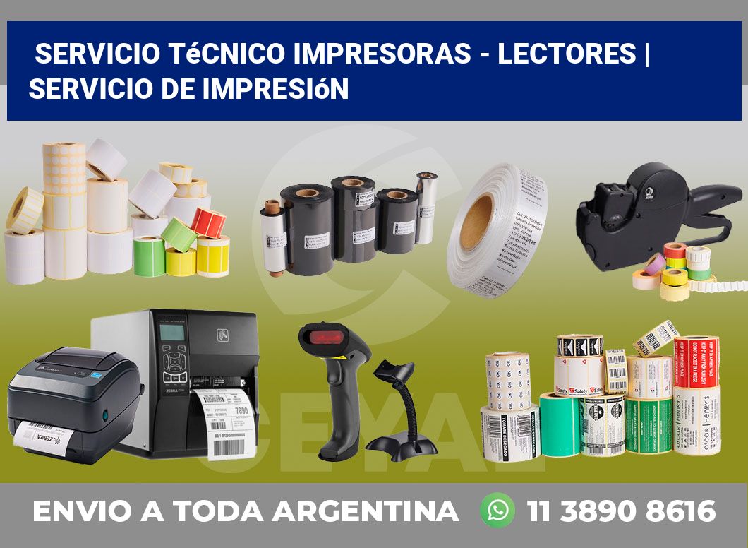 Servicio técnico impresoras – lectores | Servicio de impresión