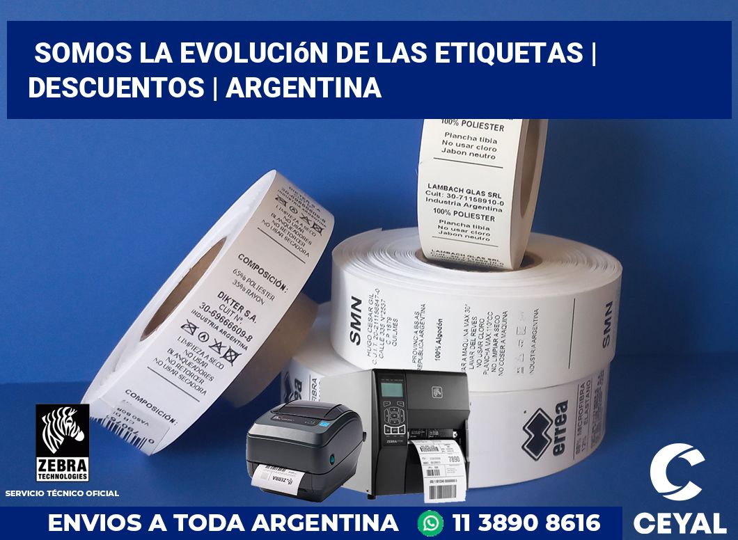 Somos la evolución de las etiquetas | Descuentos | Argentina