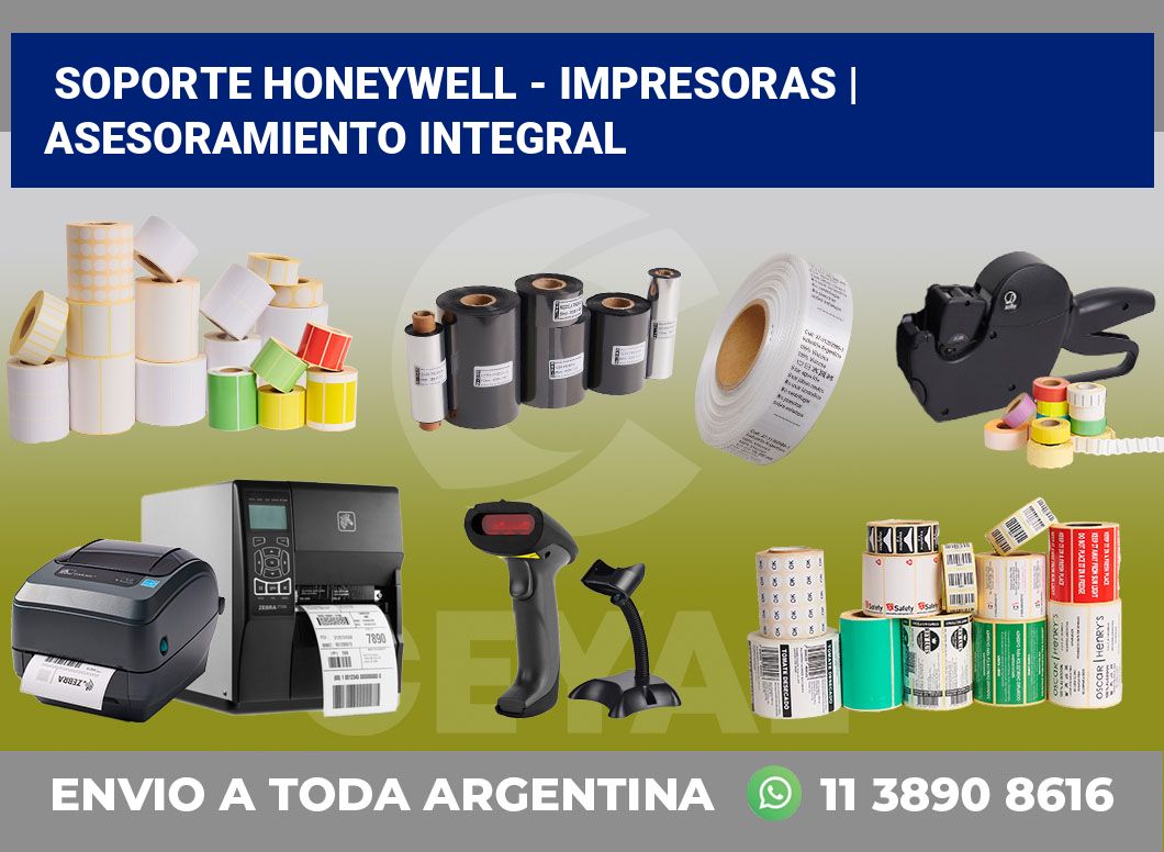 Soporte Honeywell – impresoras | Asesoramiento integral