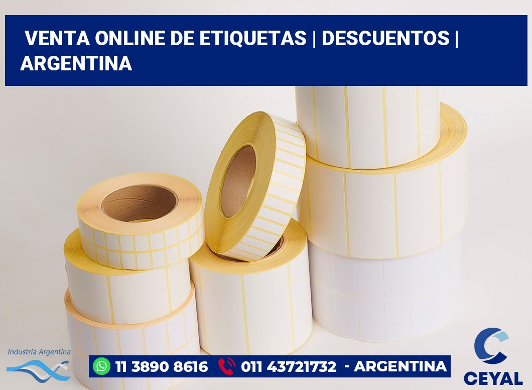 Venta online de etiquetas | Descuentos | Argentina