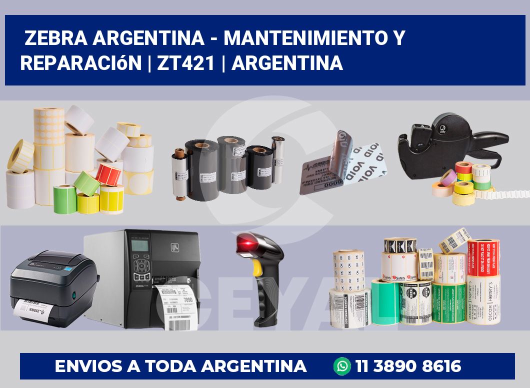 Zebra argentina – Mantenimiento y reparación | ZT421 | Argentina