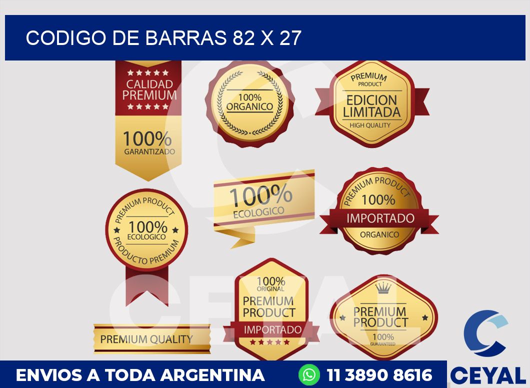 codigo de barras 82 x 27