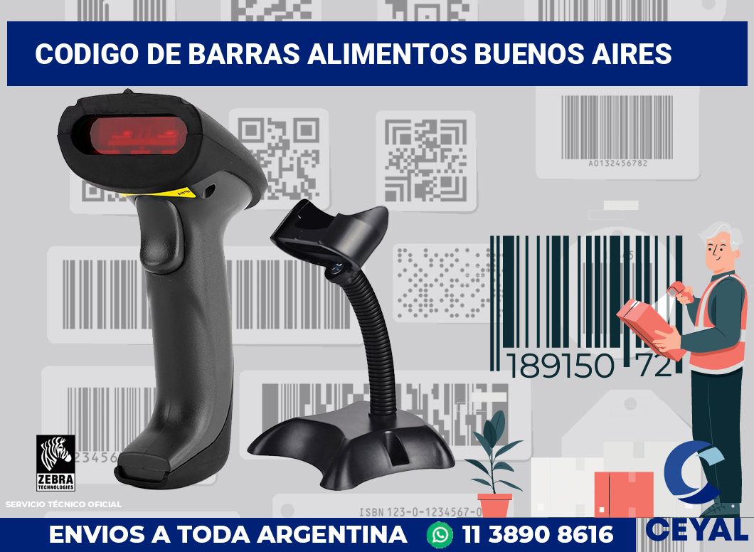 codigo de barras alimentos Buenos Aires