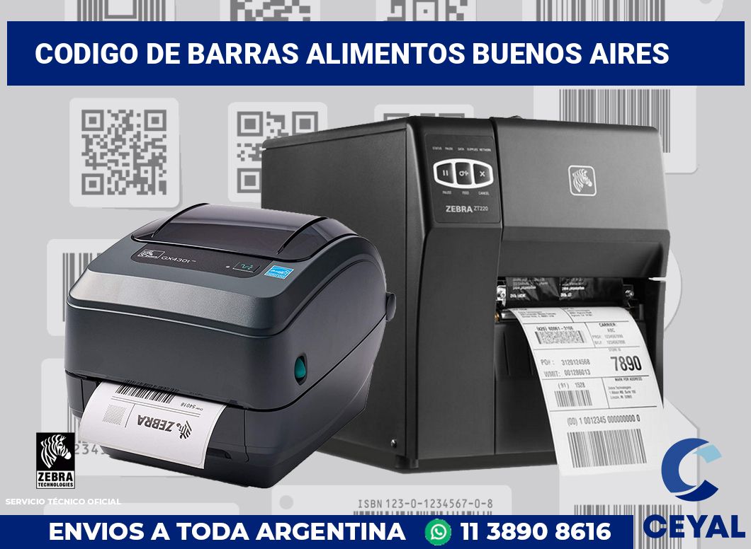 codigo de barras alimentos Buenos Aires