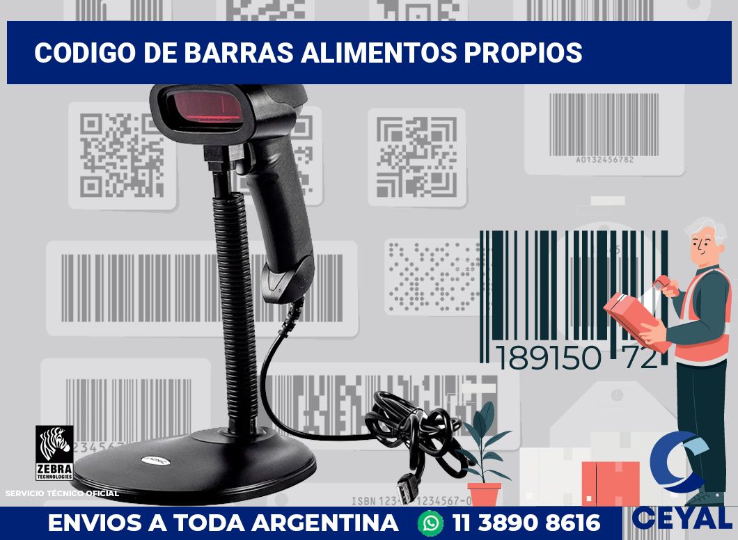 codigo de barras alimentos propios