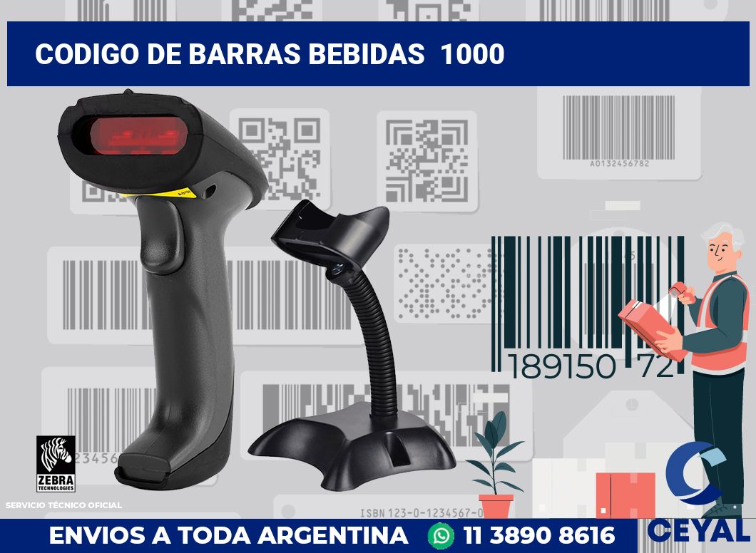 codigo de barras bebidas 1000