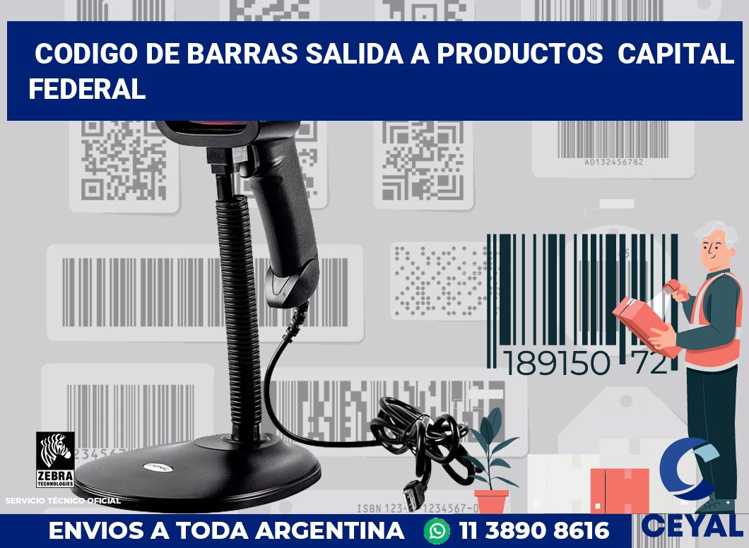 codigo de barras salida a productos Capital Federal