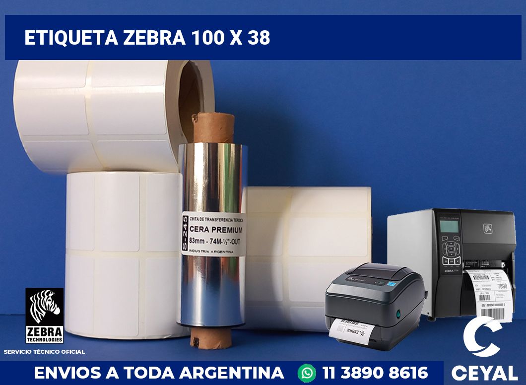 etiqueta zebra 100 x 38