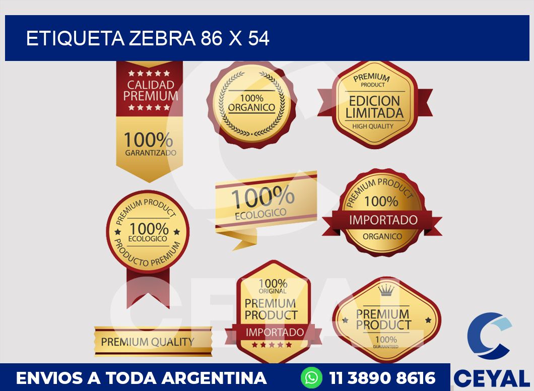 etiqueta zebra 86 x 54