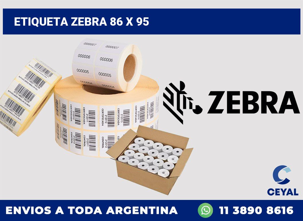etiqueta zebra 86 x 95