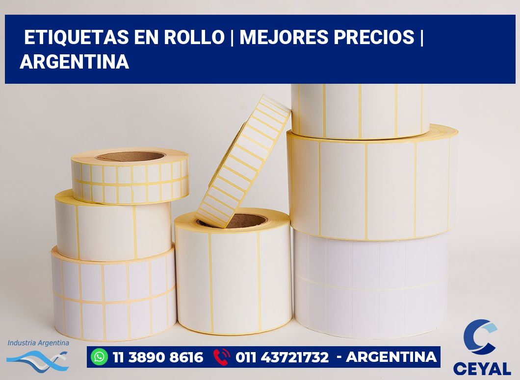 etiquetas en rollo | Mejores precios | Argentina