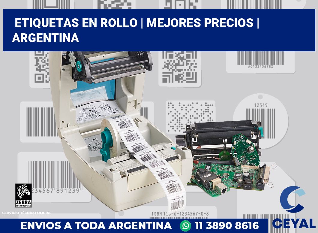 etiquetas en rollo | Mejores precios | Argentina