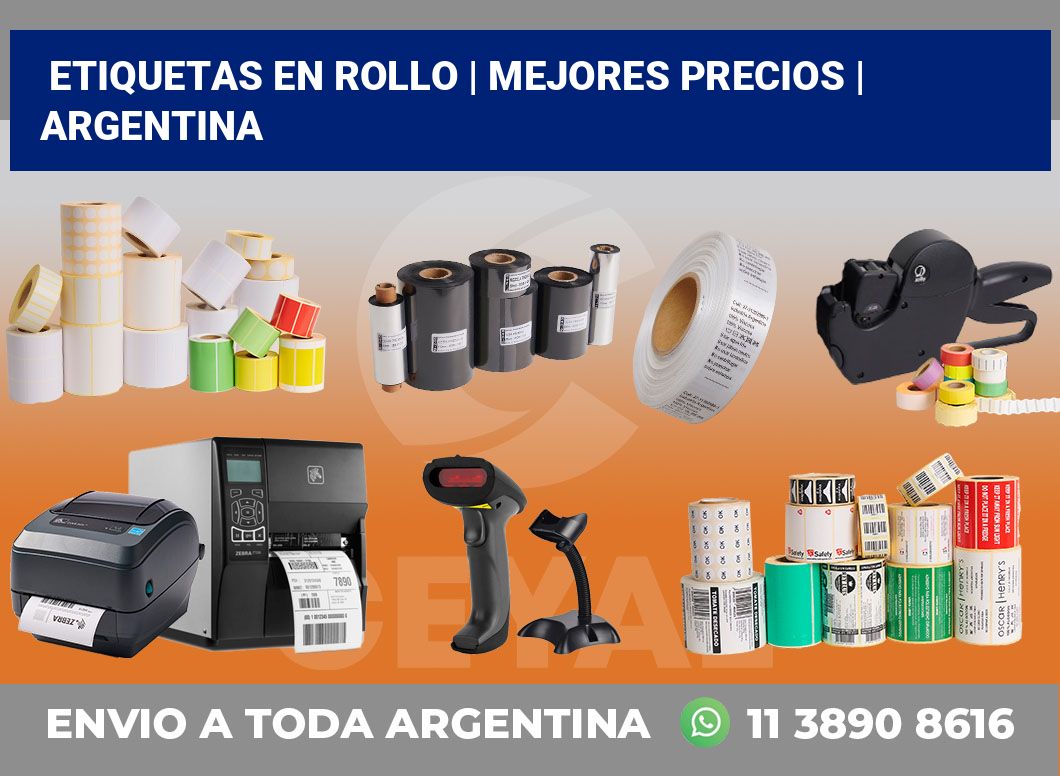 etiquetas en rollo | Mejores precios | Argentina