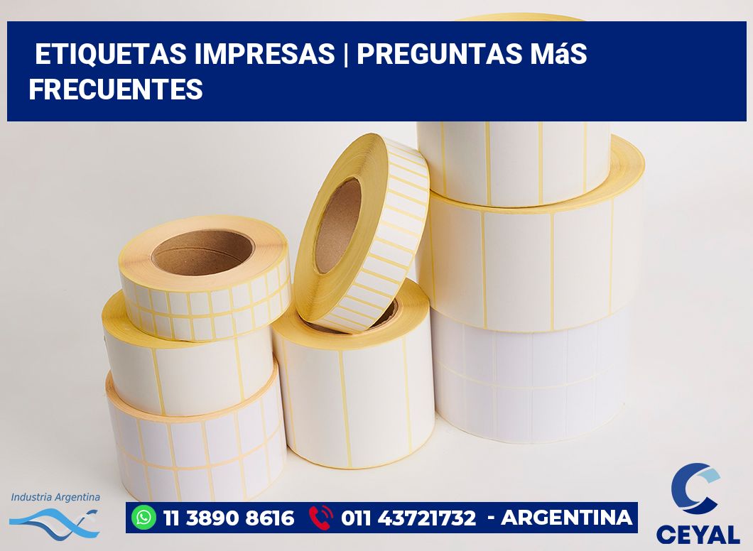 etiquetas impresas | Preguntas más frecuentes