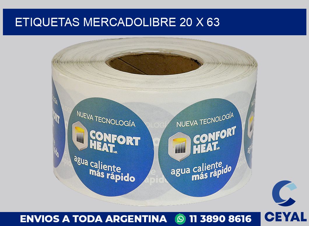 etiquetas mercadolibre 20 x 63