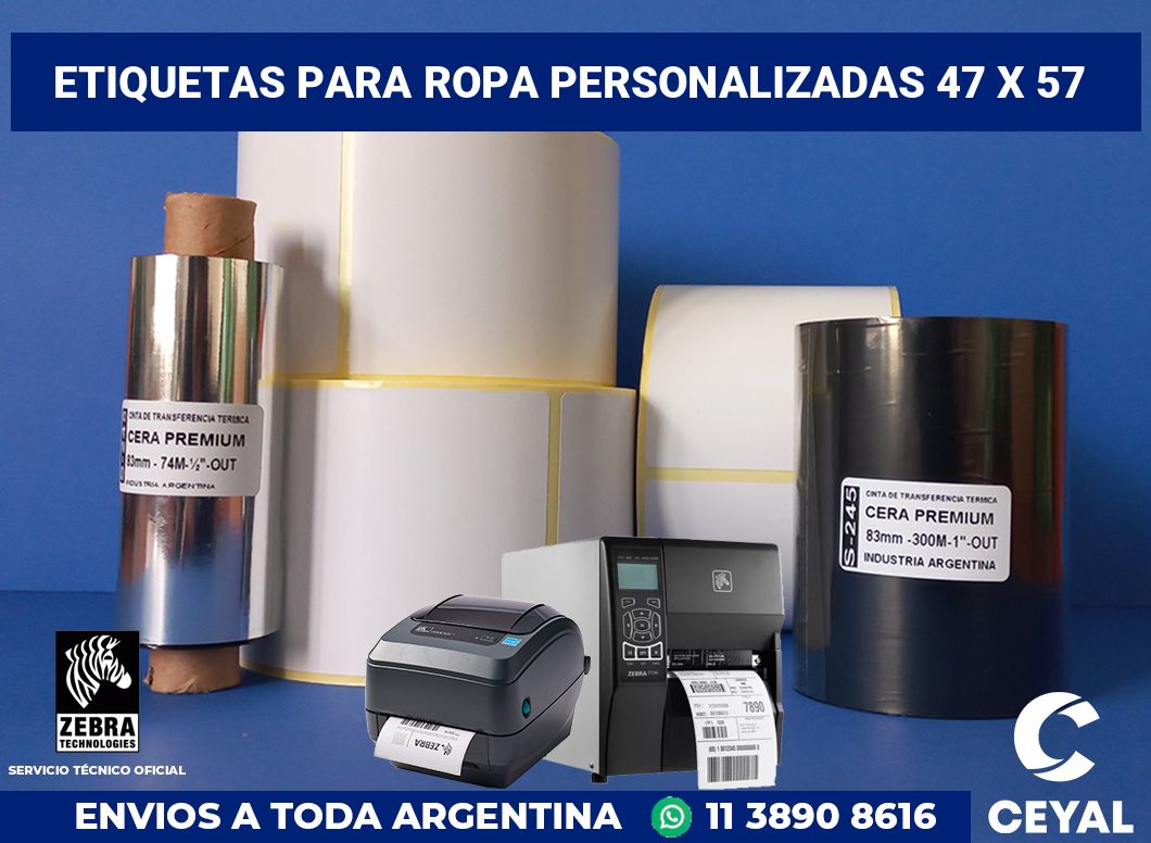 etiquetas para ropa personalizadas 47 x 57