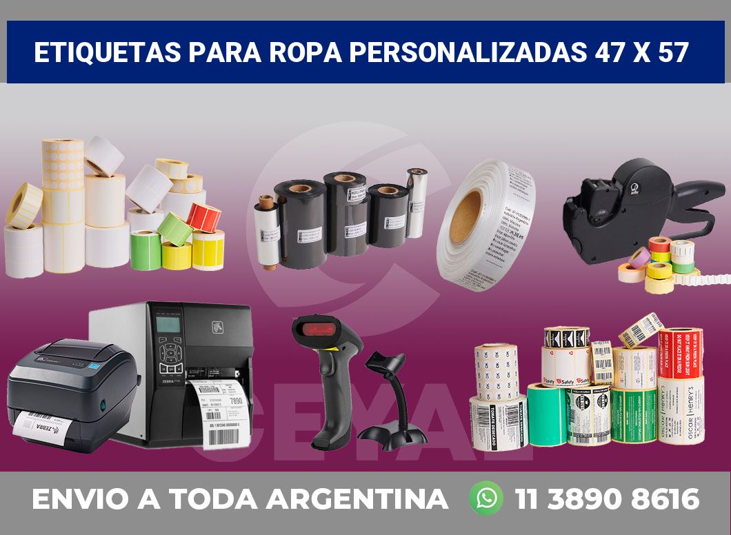 etiquetas para ropa personalizadas 47 x 57