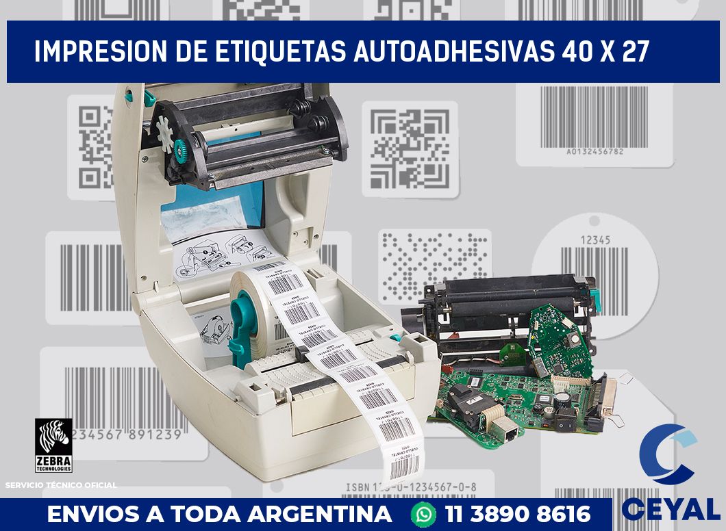 impresion de etiquetas autoadhesivas 40 x 27