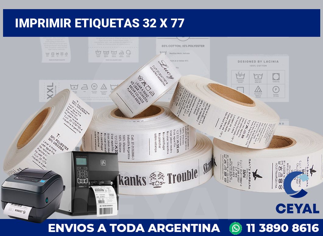 imprimir etiquetas 32 x 77
