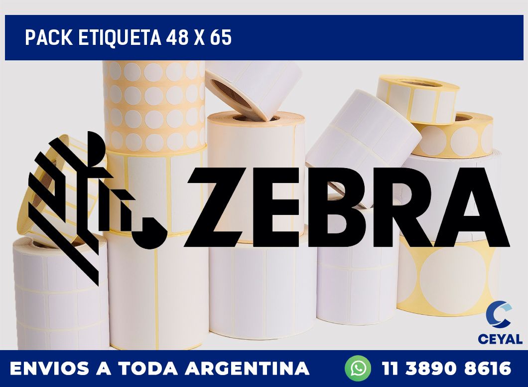 pack etiqueta 48 x 65