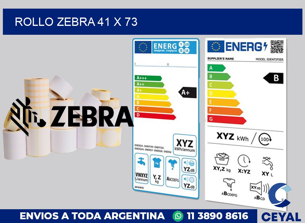 rollo zebra 41 x 73