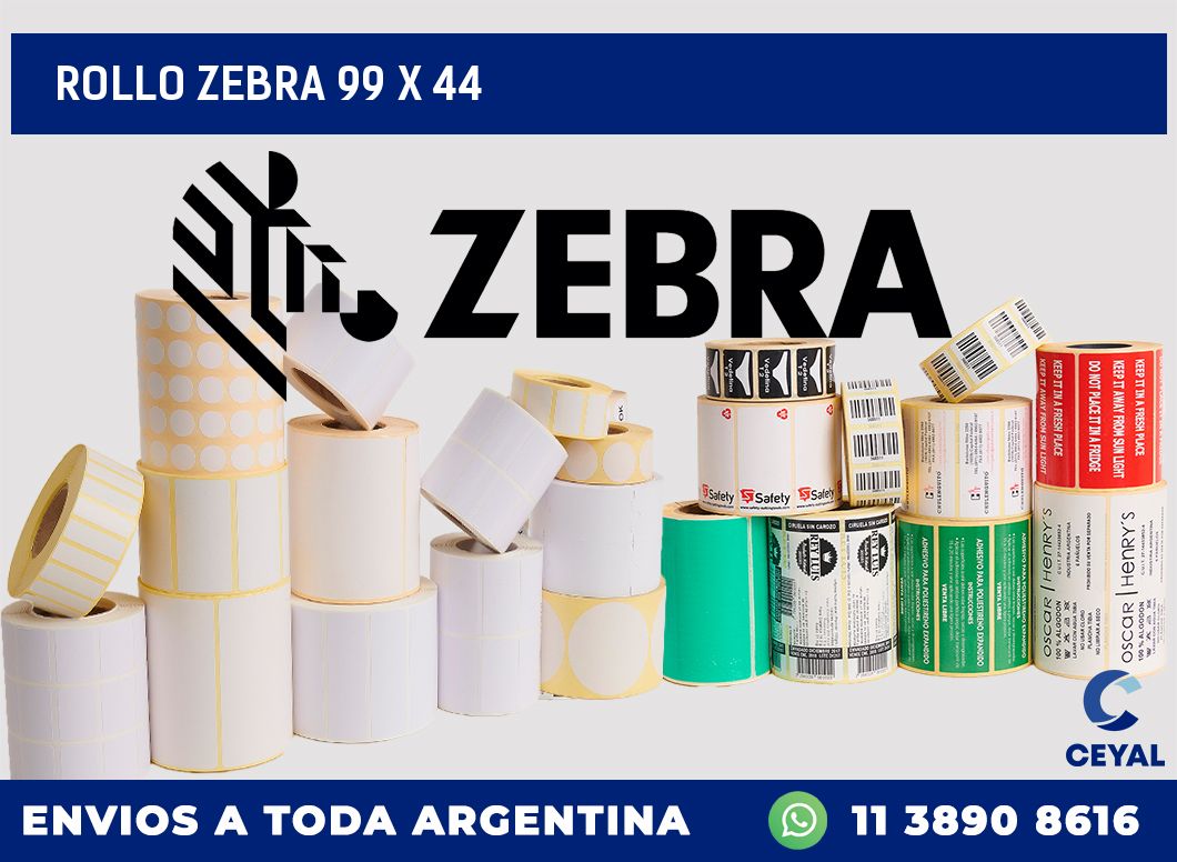 rollo zebra 99 x 44