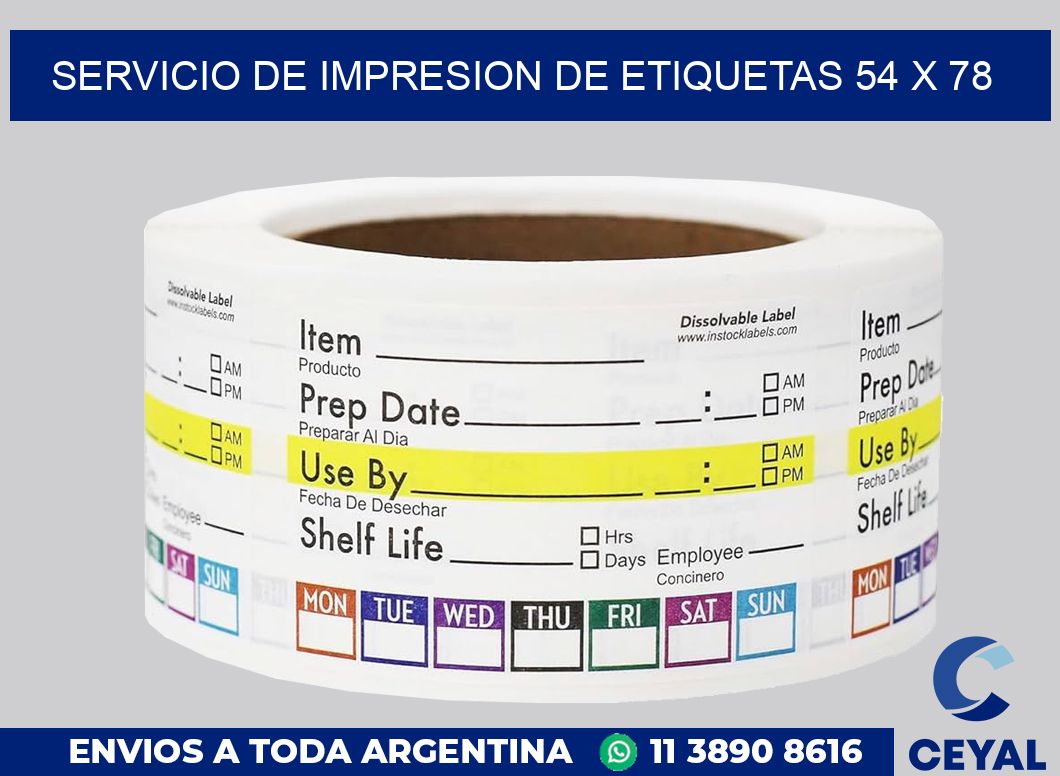 servicio de impresion de etiquetas 54 x 78