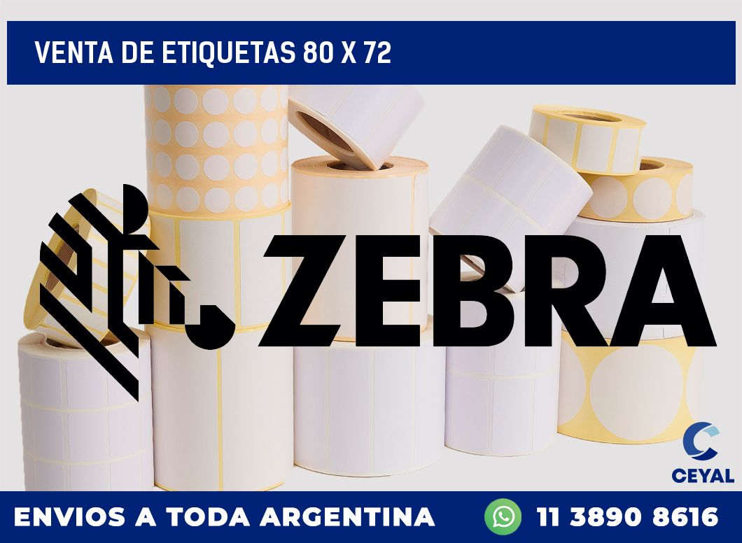 venta de etiquetas 80 x 72