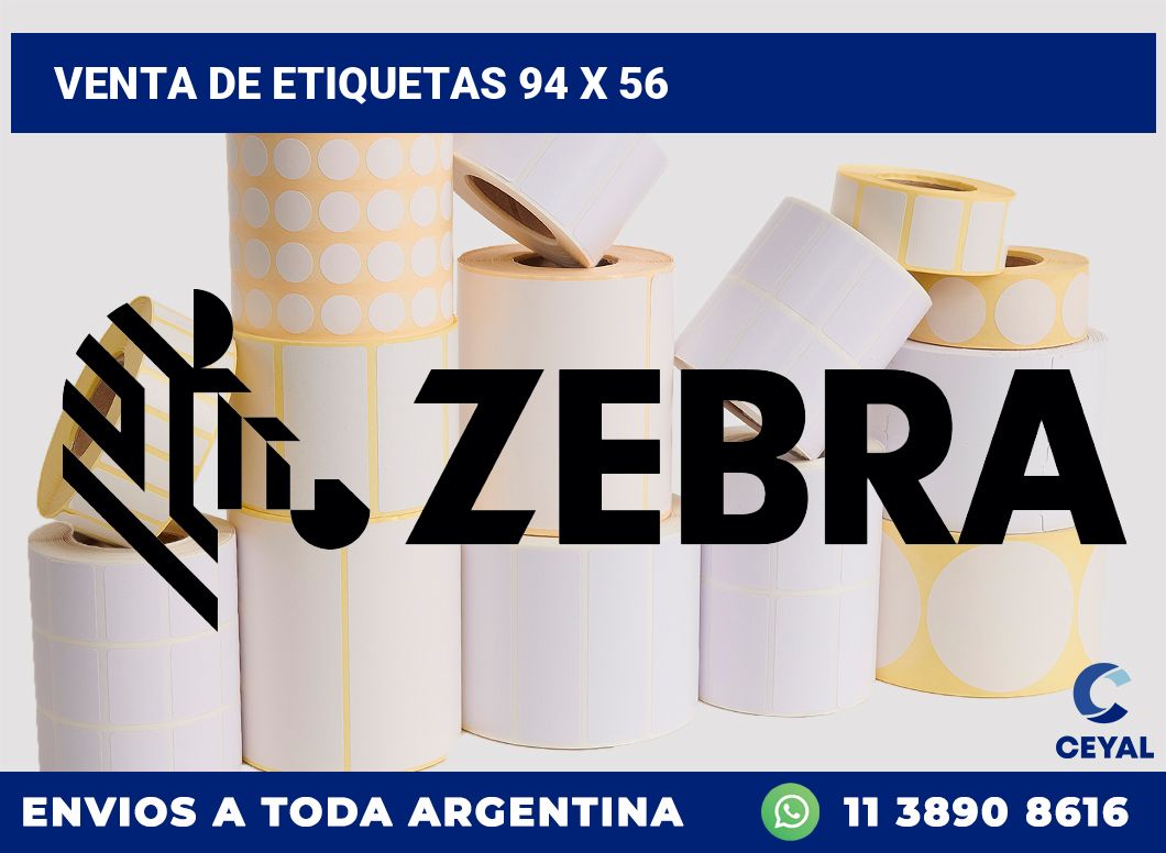 venta de etiquetas 94 x 56