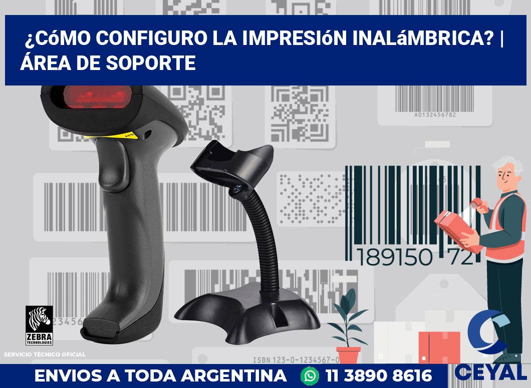 ¿Cómo configuro la impresión inalámbrica? | Área de soporte