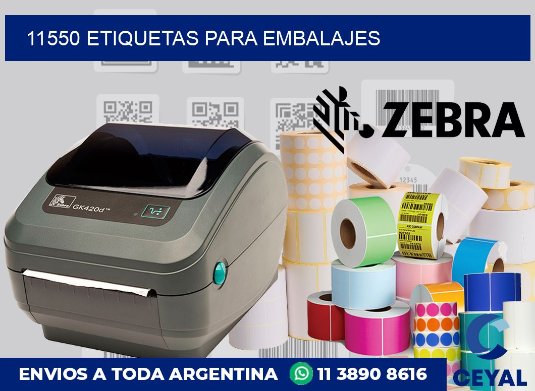 11550 etiquetas para embalajes
