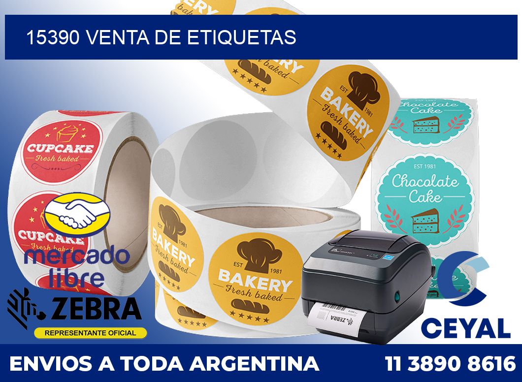 15390 venta de etiquetas
