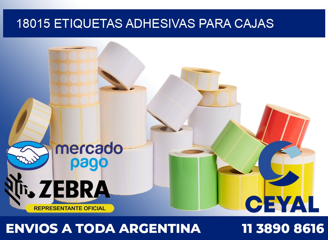 18015 etiquetas adhesivas para cajas