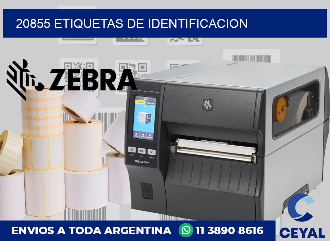 20855 Etiquetas de identificacion