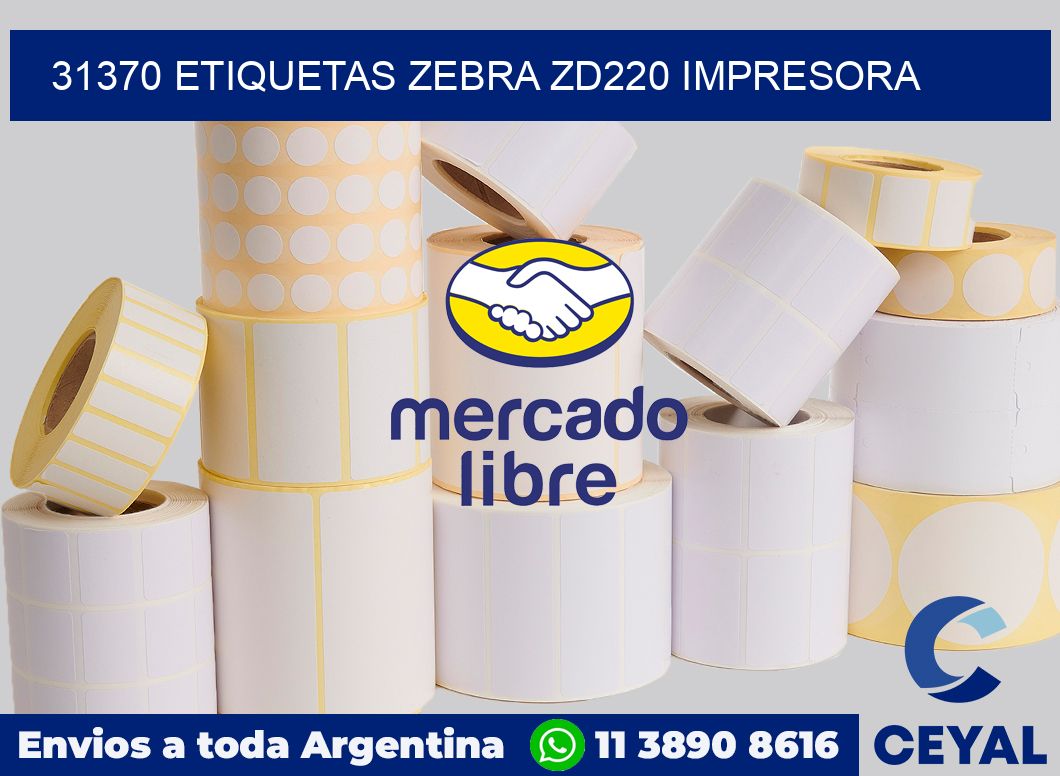 31370 etiquetas Zebra zd220 impresora