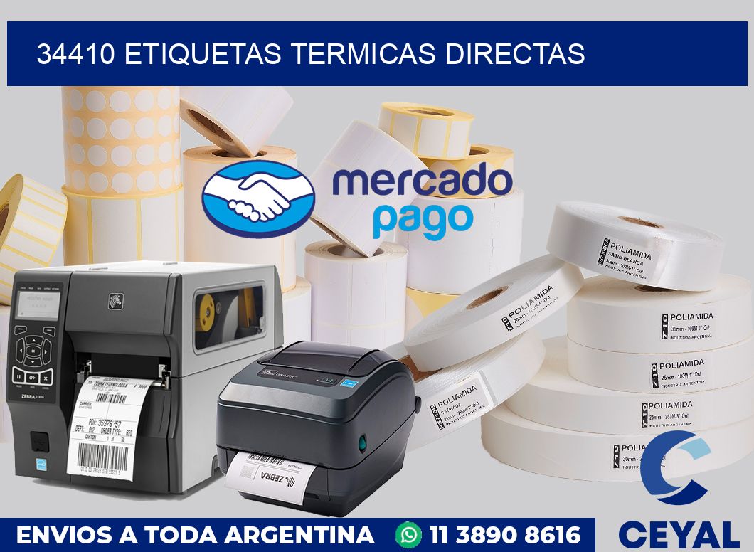 34410 Etiquetas termicas directas