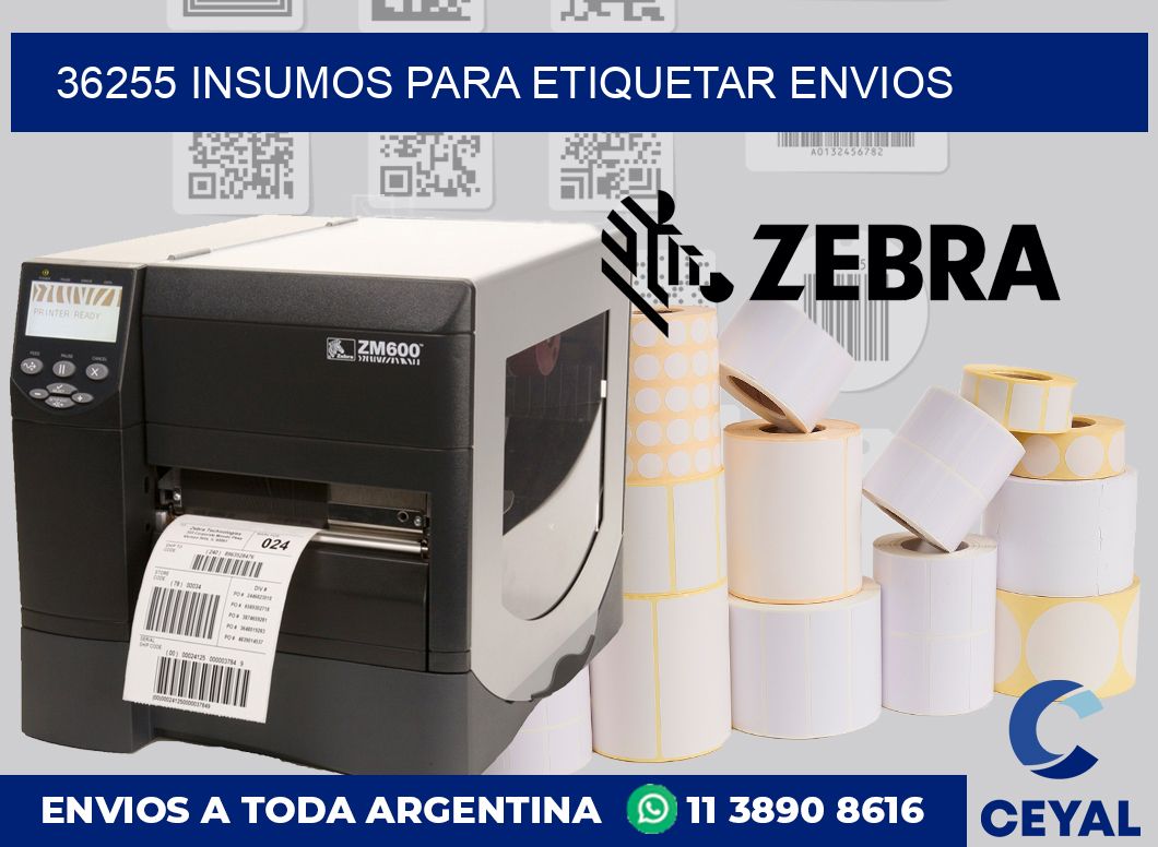 36255 insumos para etiquetar envios