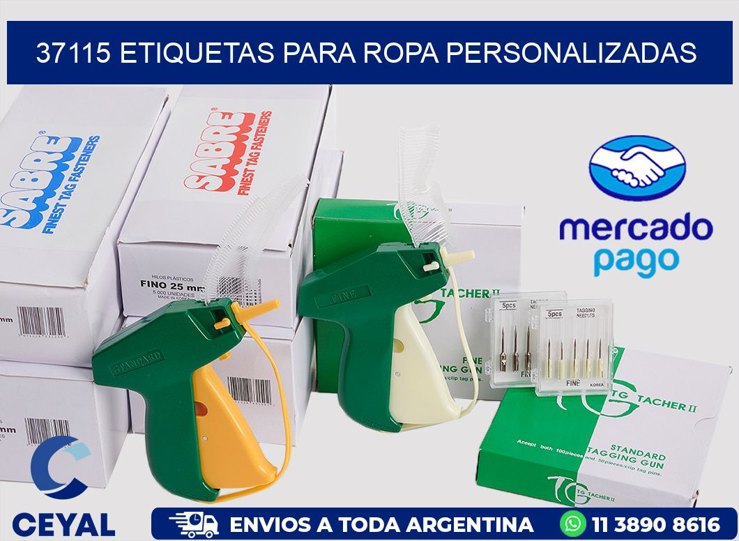 37115 Etiquetas para ropa Personalizadas