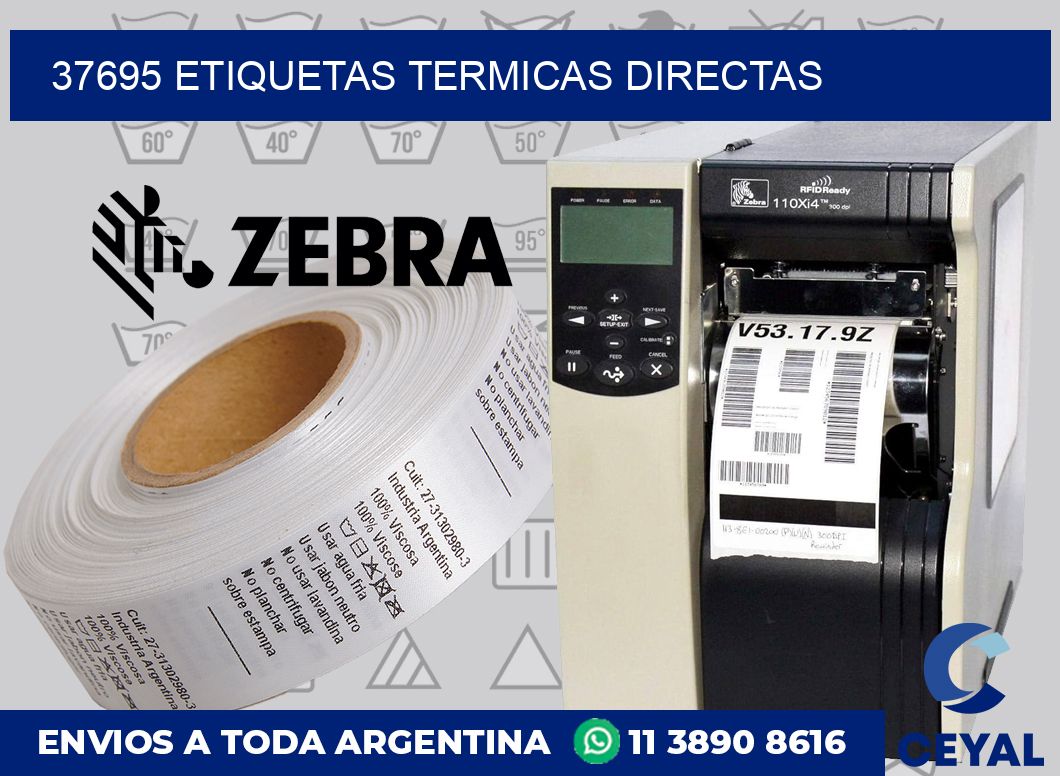 37695 Etiquetas termicas directas