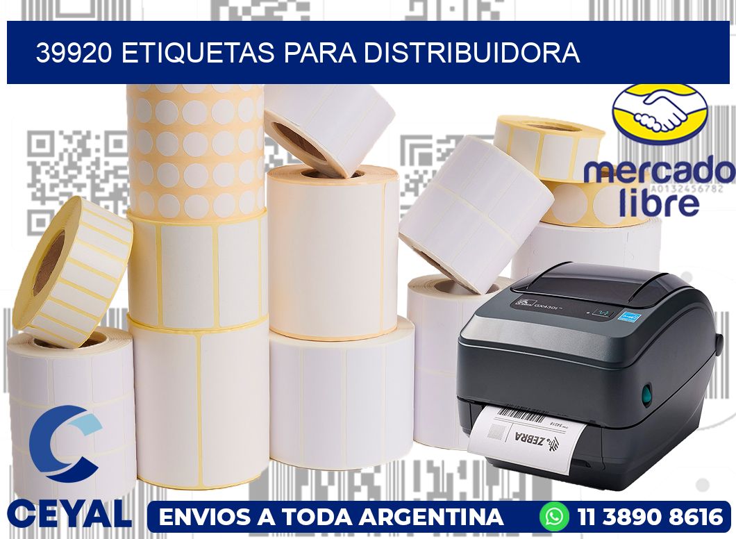 39920 etiquetas para distribuidora