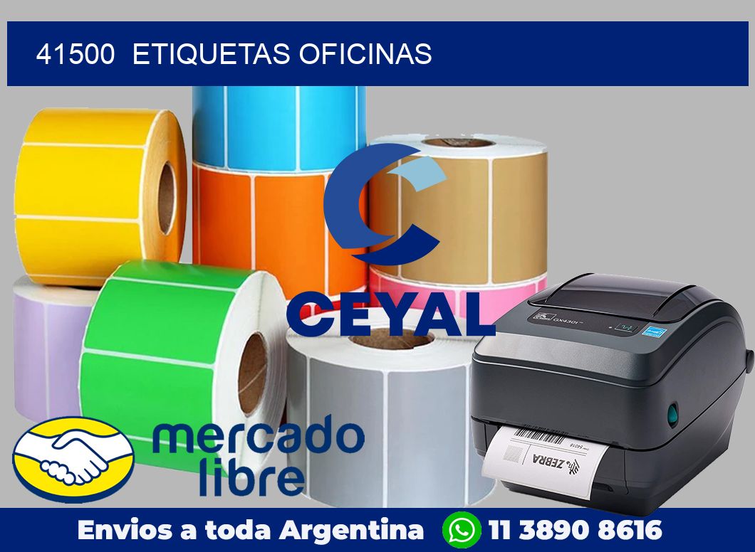 41500  Etiquetas oficinas