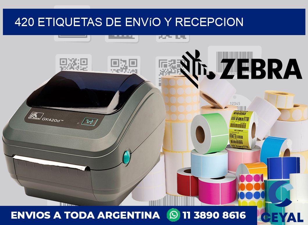 420 Etiquetas de envío y recepcion