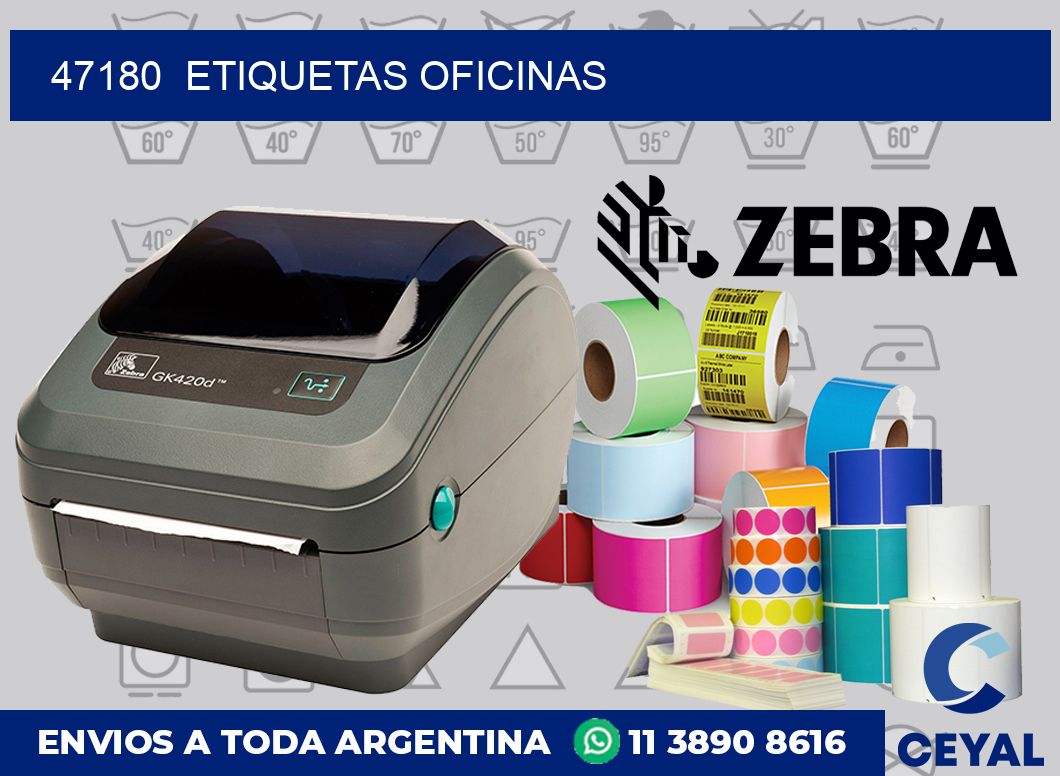 47180  Etiquetas oficinas
