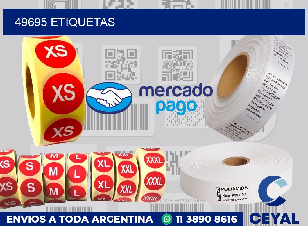 49695 etiquetas